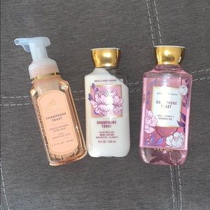 Champagne toast beauty bundle